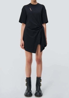 Jonathan Simkhai Livia Wrap Mini Dress In Black
