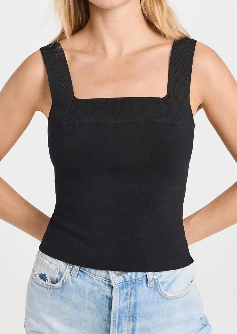 Jonathan Simkhai Madine Tank Top In Black