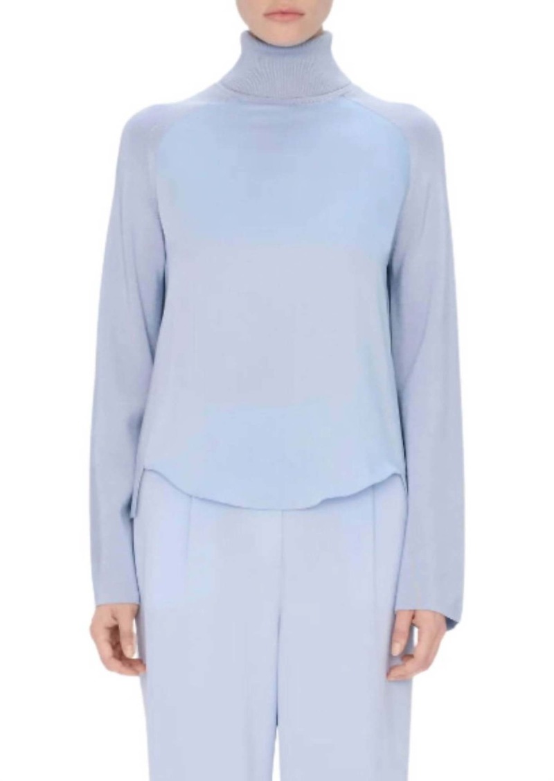 Jonathan Simkhai Mateo Combo Top In Marina Blue