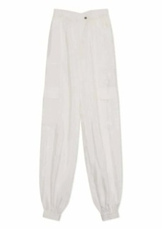 Jonathan Simkhai Parachute Cargo Pant In White