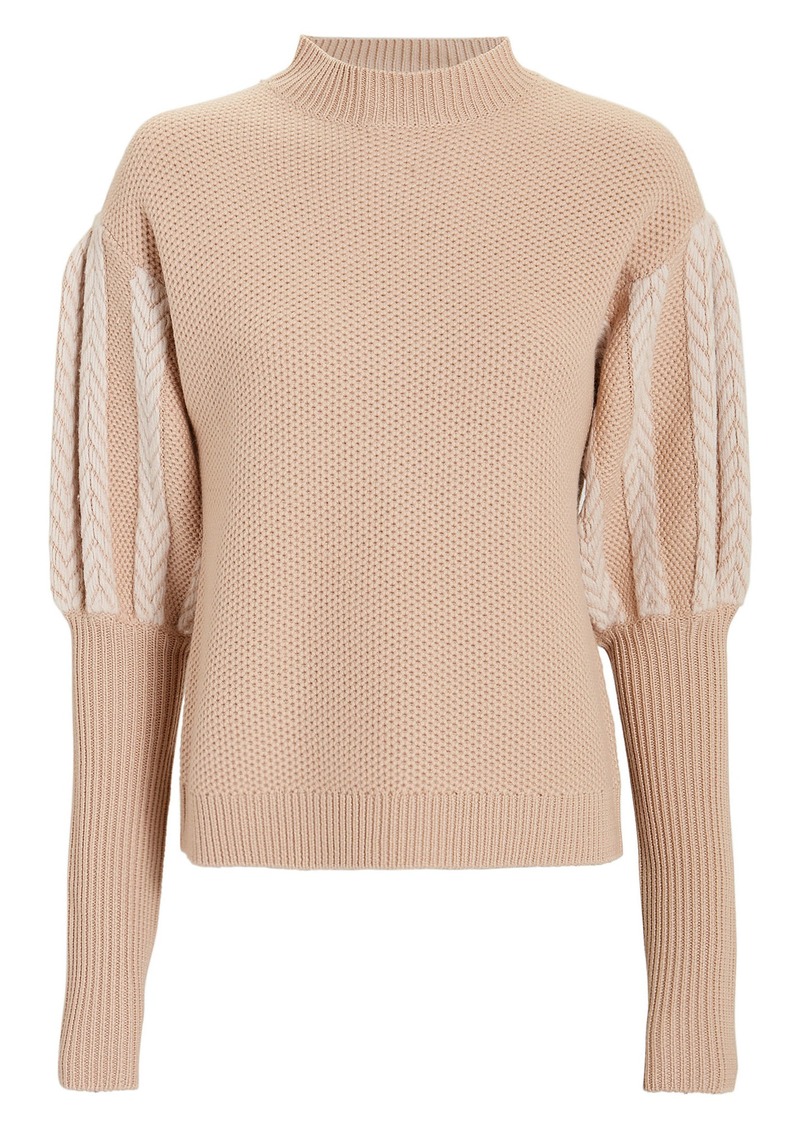 Jonathan Simkhai Puff Sleeve Sweater | Tops