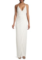 Jonathan Simkhai Ruched Sequin Gown