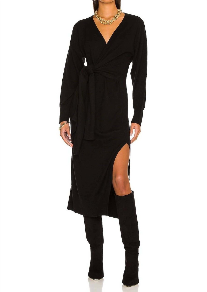 Jonathan Simkhai Skyla Js Core Wrap Dress In Black