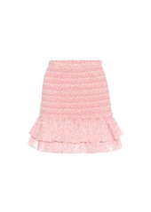 Jonathan Simkhai Sydney floral cotton miniskirt