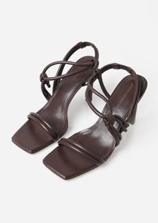 Jonathan Simkhai Women's Cassie Strappy Heel Sandal In Chocolate