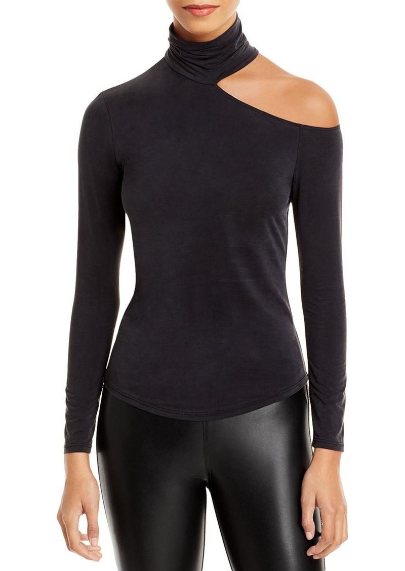 Jonathan Simkhai Womens Cutout Long Sleeve Turtleneck Top