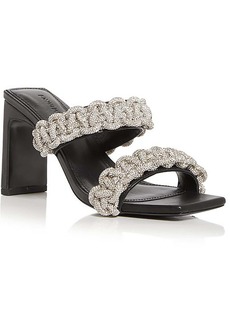 Jonathan Simkhai Womens Synthetic Slide On Slide Sandals