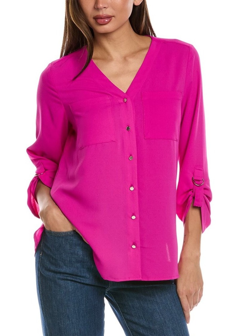 Jones New York Collarless Tunic