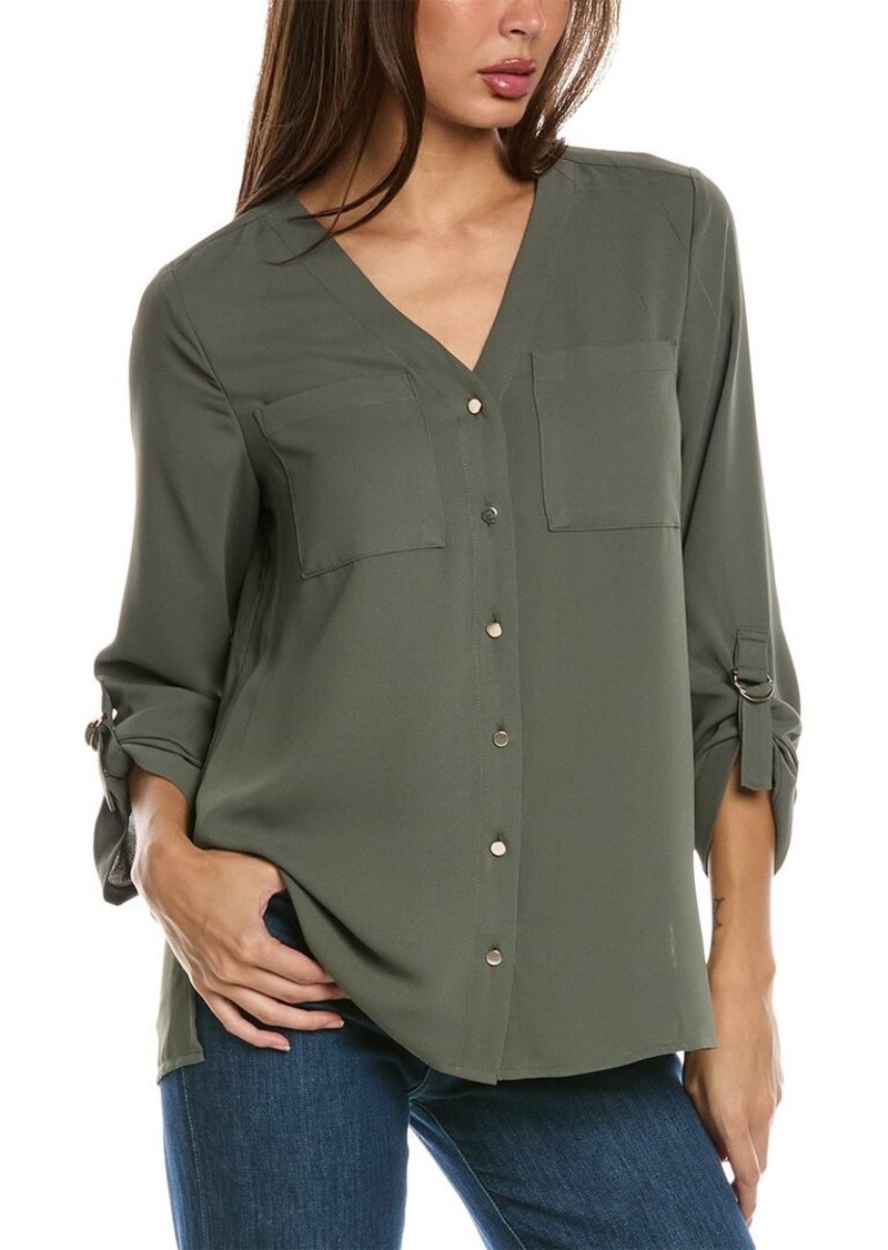 Jones New York Collarless Tunic