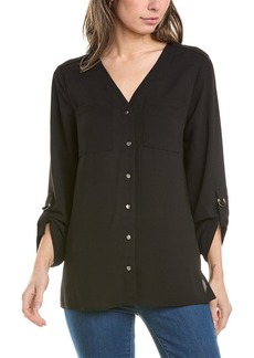 Jones New York Collarless Tunic