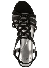 Jones New York Denice Strappy Wedge Sandals - Silver