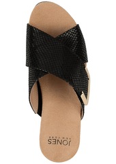 Jones New York Women's Elzaa Crisscross Block Heel Dress Sandals - Black