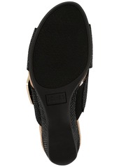 Jones New York Elzaa Slip-On Crisscross Dress Sandals - Black