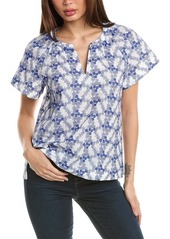 Jones New York Embroidered Floral Top