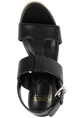 Jones New York Isortee Strappy Espadrille Wedge Sandals, Created for Macy's - Black