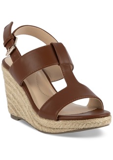 Jones New York Women's Isortee Espadrille Wedge Sandals - Cognac