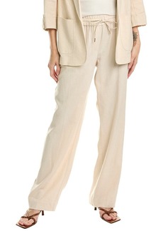 Jones New York Linen-Blend Drawstring Trouser