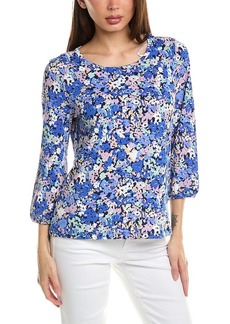 Jones New York Moss Crepe Top