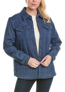 Jones New York Quilted Button Front Jacket