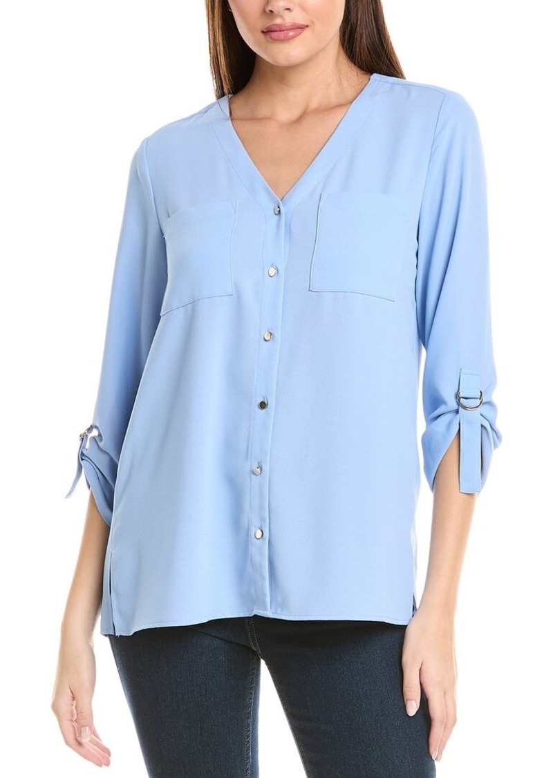 Jones New York Roll-Up Tab Tunic