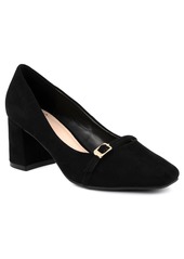 Jones New York Women's Aubin Block Heel Dress Pumps - Bone Patent