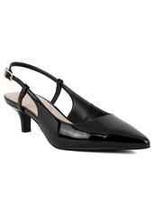 Jones New York Women's Charla Kitten Heel Slingback Pumps - Black