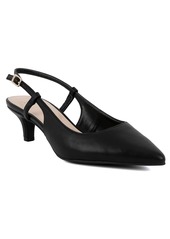 Jones New York Women's Charla Kitten Heel Slingback Pumps - Black