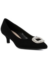 Jones New York Women's Charmer Kitten Heel Dress Pumps - Black Micro