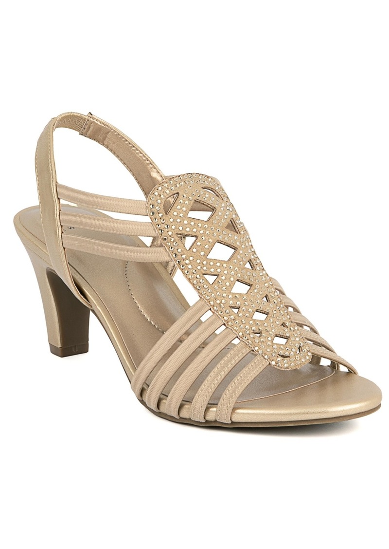 Jones New York Women's Danely Strappy Dress Sandals - Soft Gold