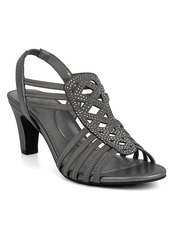 Jones New York Women's Danely Strappy Dress Sandals - Pewter