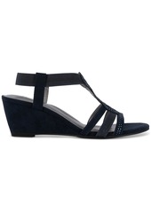 Jones New York Women's Denice Strappy Wedge Sandals - Navy