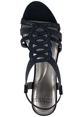 Jones New York Women's Denice Strappy Wedge Sandals - Navy