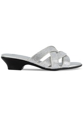 Jones New York Women's Enny Strappy Embellished Dress Sandals - Silver