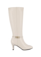 Jones New York Women's Hanlee Wide Calf Knee High Dress Boots - Winter White