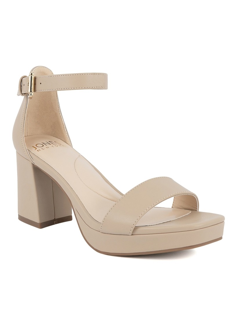 Jones New York Women's Herliza Platform Block Heel Dress Sandals - Nude