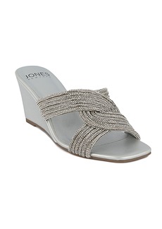 Jones New York Women's Irebbo Wedge Dress Sandals - Silver
