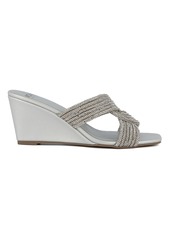 Jones New York Women's Irebbo Wedge Dress Sandals - Silver