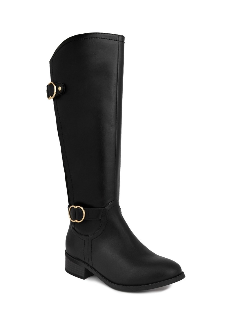 Jones New York Women's Leandraa Wide Calf Knee High Riding Boots - Black