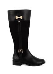 Jones New York Women's Leodenn Wide Calf Knee High Riding Boots - Black