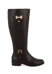 Jones New York Women's Leodenn Knee High Riding Boots - Black Smooth