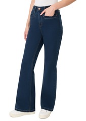 Jones New York Women's Lexington Flare Jeans with Welt Pockets - Blue