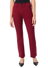 Jones New York Women's Lexington Mid-Rise Straight-Leg Jeans - Bordeaux