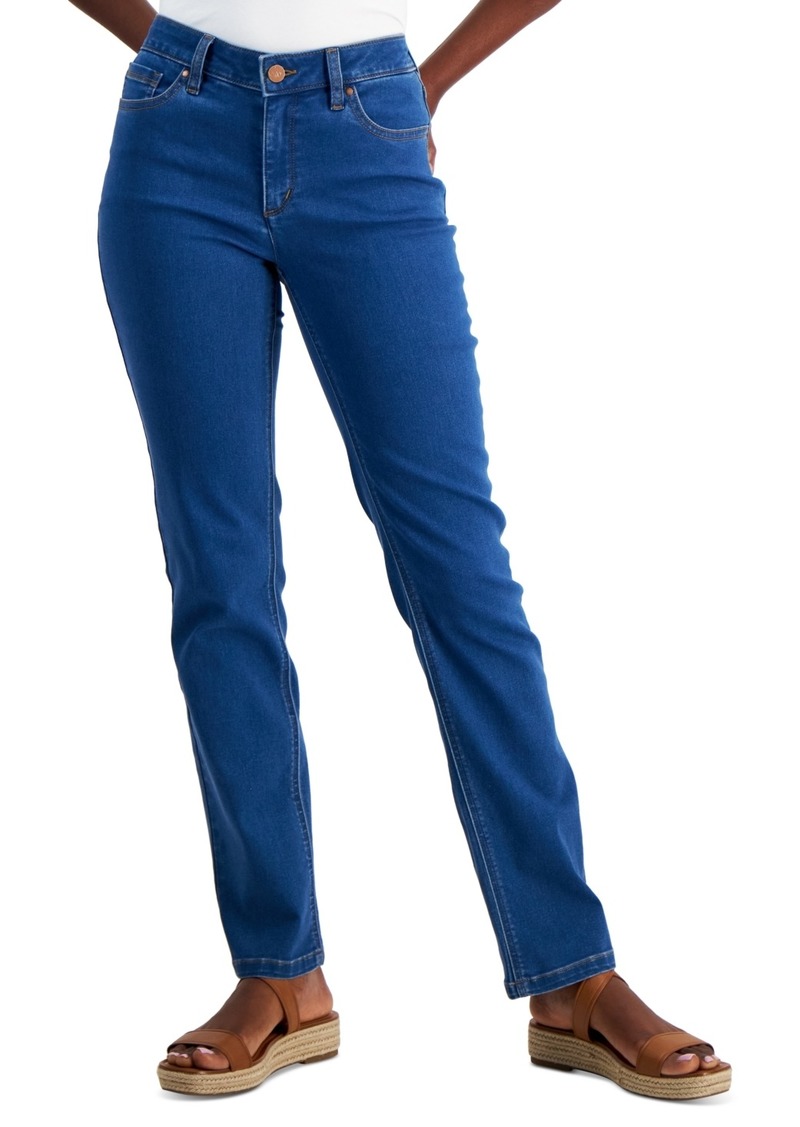 Jones New York Women's Lexington Straight-Leg Jeans - Sky Wash