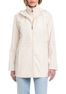 Jones New York Women's Lightweight Packable Water-Resistant Jacket - White sand