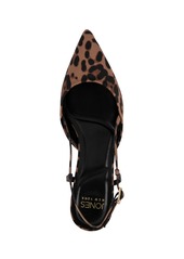 Jones New York Women's Lina Slingback Pumps - Leopard Satin