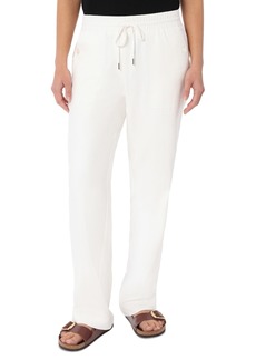 Jones New York Women's Linen Drawstring-Waist Buttoned-Pocket Pants - NYC White