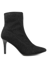 Jones New York Women's Macee Stiletto Glitz Sock Booties - Black