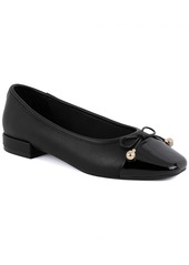 Jones New York Women's Marios Snip Cap Toe Ballet Flats - Black Multi