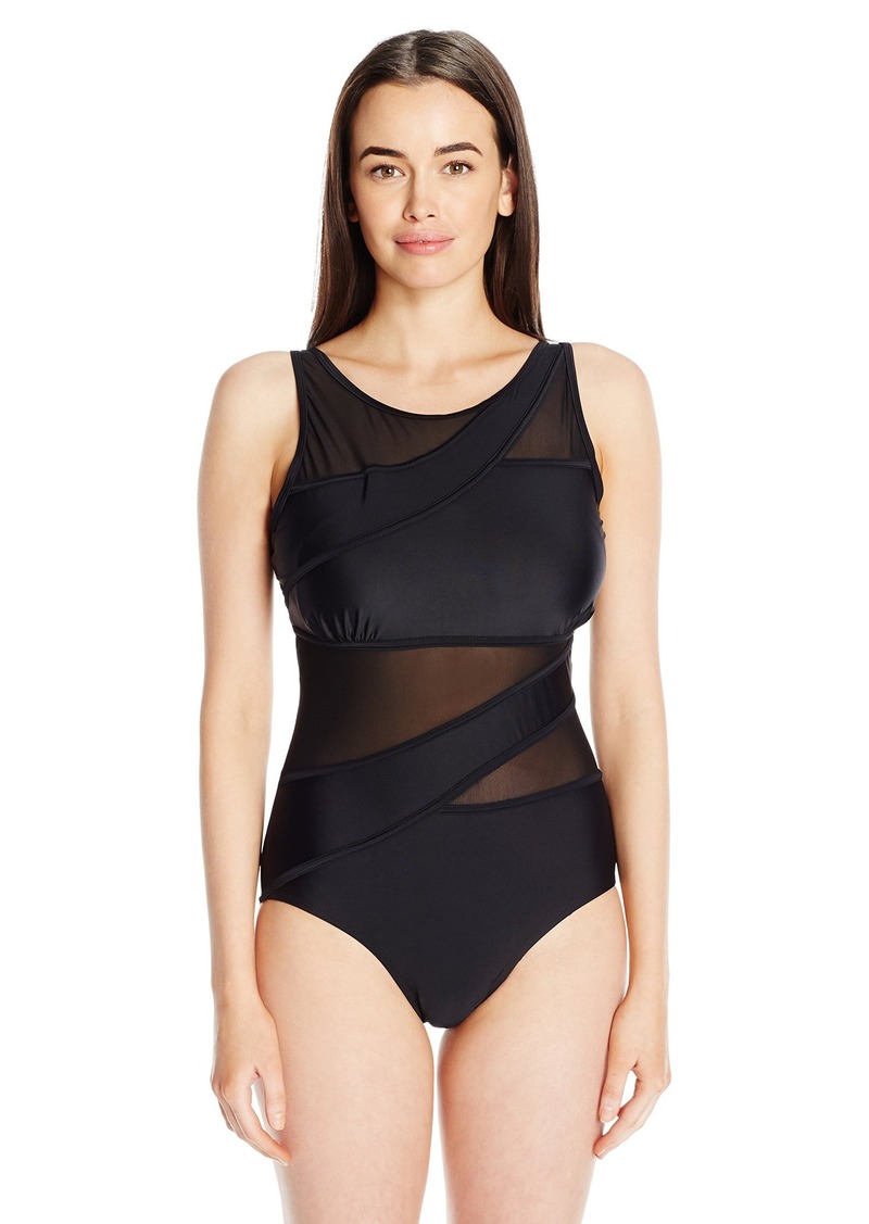 peek a boo one piece swimsuit