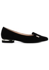 Jones New York Women's Quesheen Pointed Toe Tailored Loafers - Black Micro